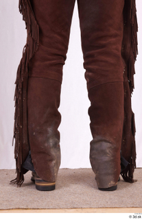  Photos Woman in Cowboy suit 1 Cowboy cowboy pants with leather belt historical clothing lower body 0021.jpg